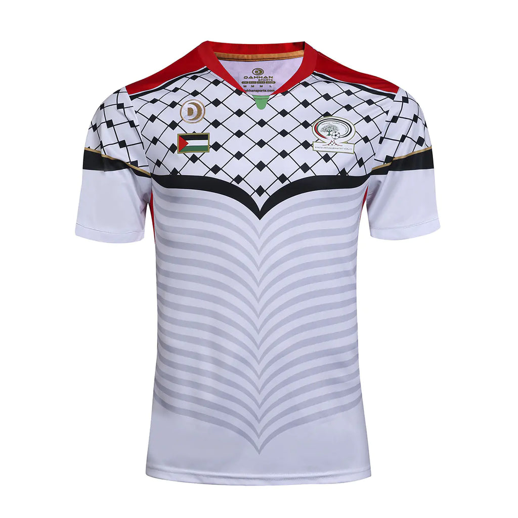 Palestine Jersey White/Black/Blue